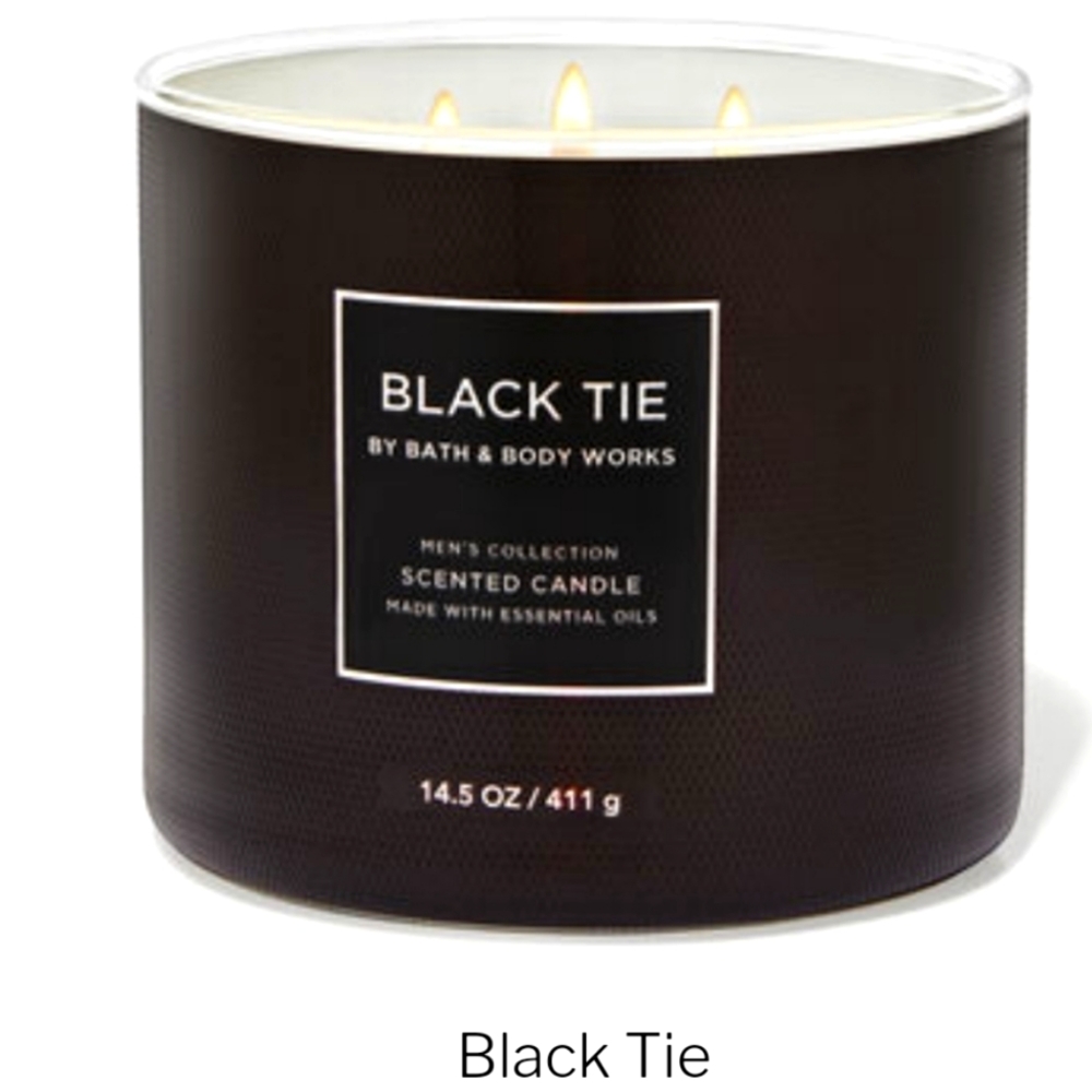 Black Tie Three Wick Candle